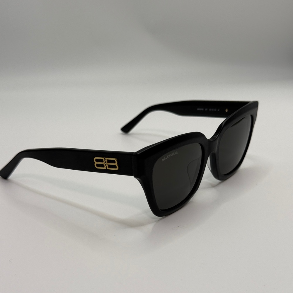 NEW Balenciaga Black Designer Sunglasses scratched style - Picture 2 of 10